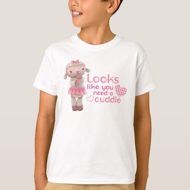 Lambie - Looks Like You Need a Cuddle T-Shirt (Front)