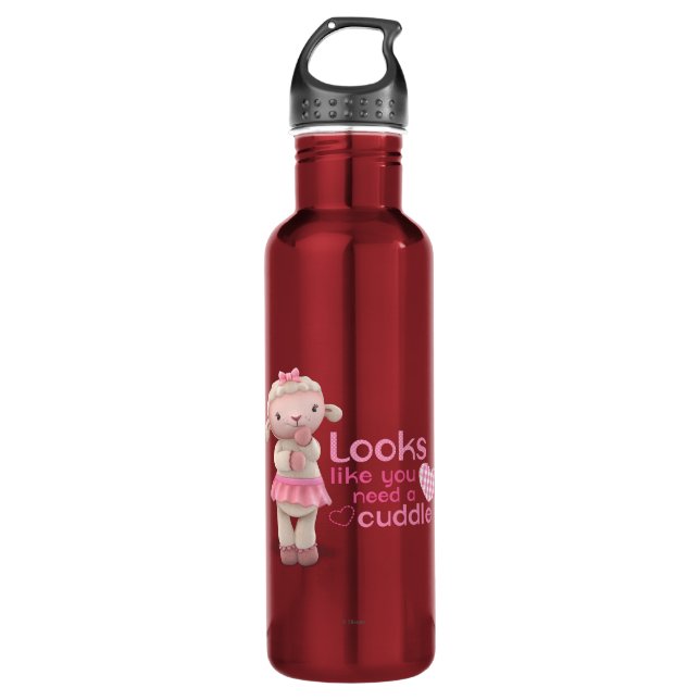 Lambie - Looks Like You Need a Cuddle Water Bottle (Front)