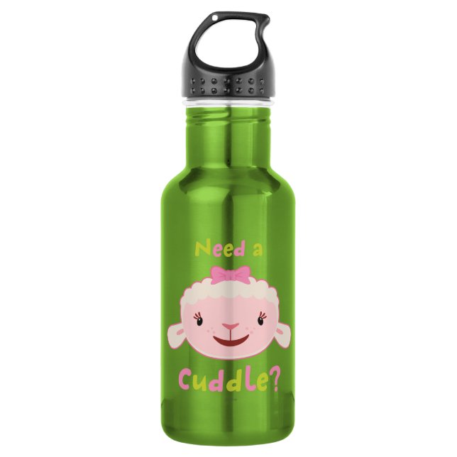 Lambie - Need a Cuddle 2 Stainless Steel Water Bottle (Front)