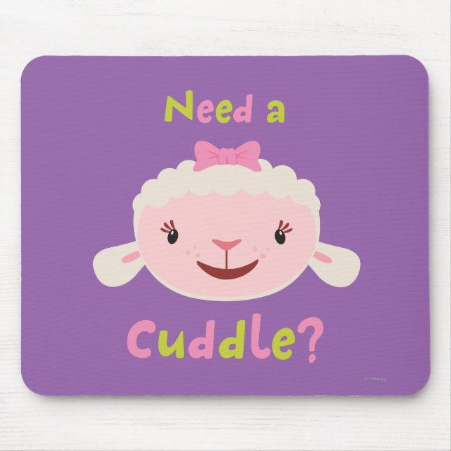 Lambie - Need a Cuddle Mouse Pad (Front)