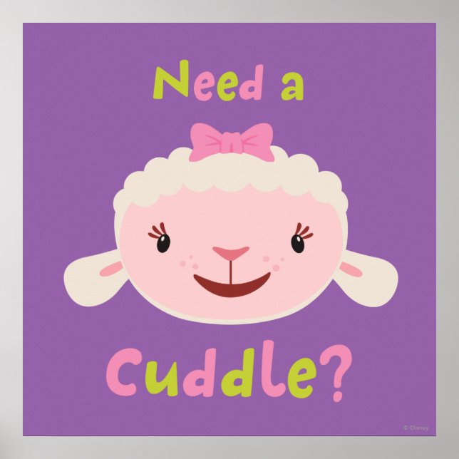 Lambie - Need a Cuddle Poster (Front)
