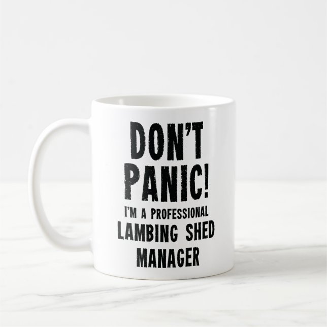 Lambing Shed Manager Coffee Mug (Left)