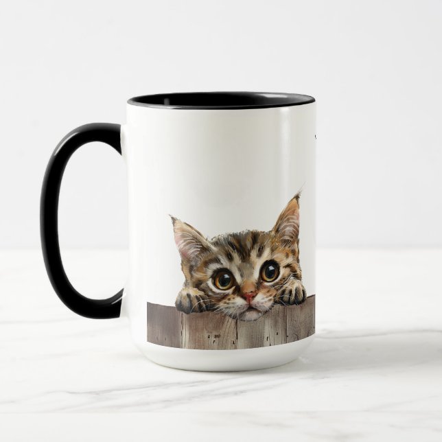 Lambkin Cat Mug (Left)