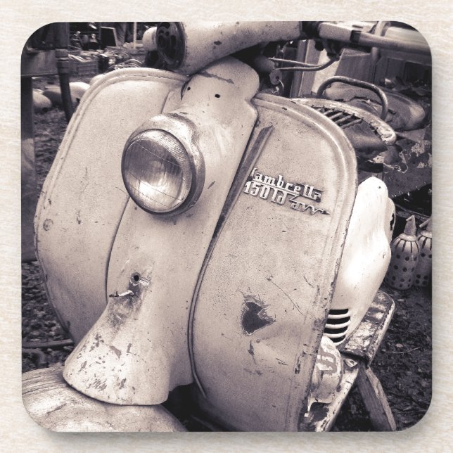 Lambretta 150 ld drink coaster (Front)