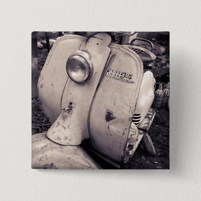 Lambretta 150 ld pinback button (Front)