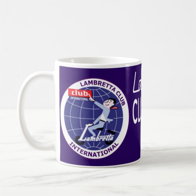 Lambretta Club International Cup Mug (Left)