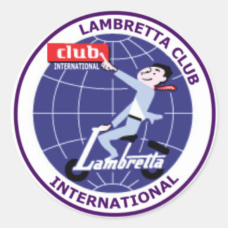 Lambretta Club International Sticker Set of 6