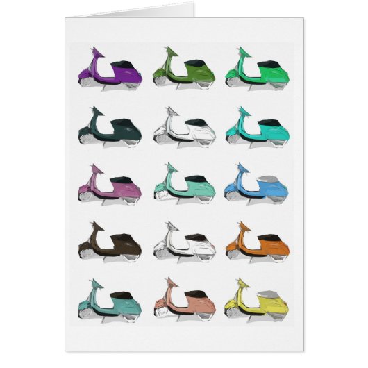 Lambretta Pop Art Cards (Front)