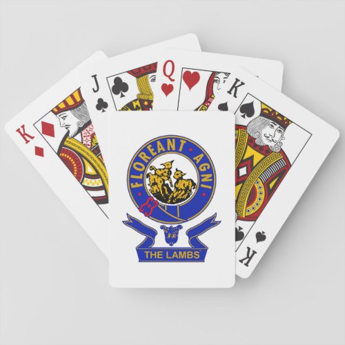 Lambs Logo Poker cards