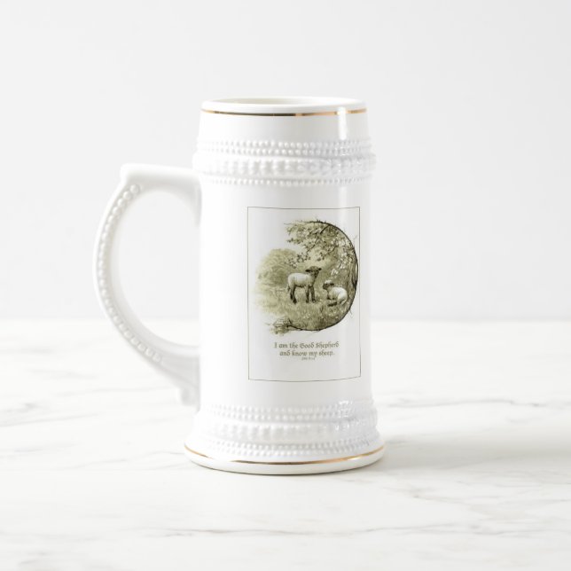 Lambs & Scripture Mug (Left)