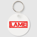 Lame Stamp Keychain