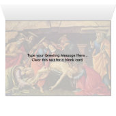 Lamentation By Sandro Botticelli Cards (Inside Horizontal (Bottom))
