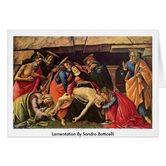 Lamentation By Sandro Botticelli Cards (Front Horizontal)