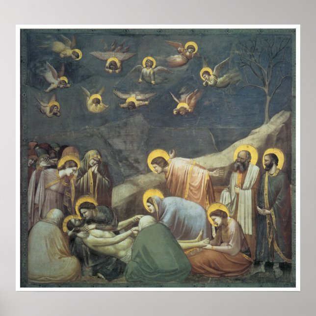 Lamentation of Christ, c.1305 Giotto Poster (Front)