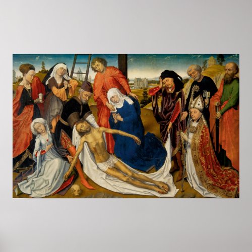 Lamentation over Dead Christ c 1460_1464 Poster