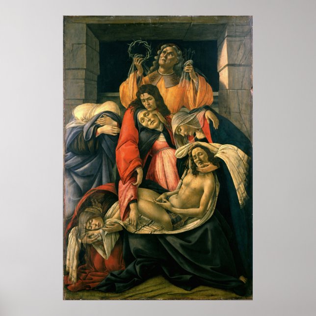 Lamentation Over the Dead Christ - Botticelli Poster (Front)