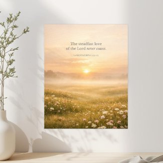 Lamentations 3:22-23 Bible Verse Christian Faith