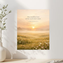 Lamentations 3:22-23 Bible Verse Christian Faith