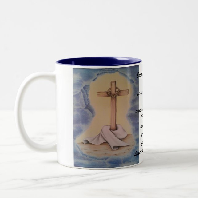 Lamentations 3:22-23 coffee mug (Left)