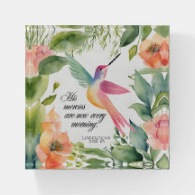 Lamentations 3:22-23 Hummingbird Christian