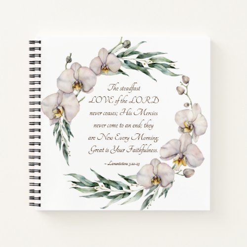 Lamentations 322_23 Steadfast Love of the Lord Notebook