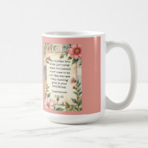 Lamentations 3:22–23 Vintage Floral Design