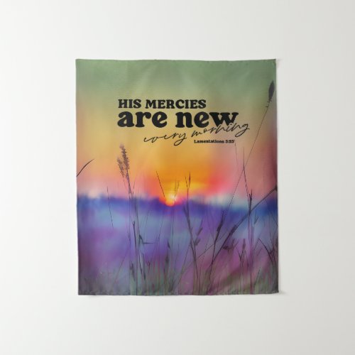 Lamentations 323 His Mercies Are New Bible Verse Tapestry