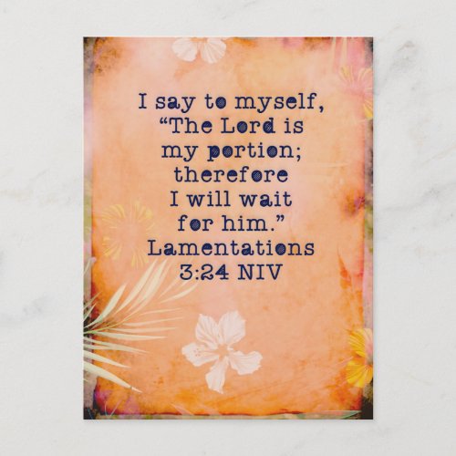 Lamentations 324 NIV Bible Memory Verse Card