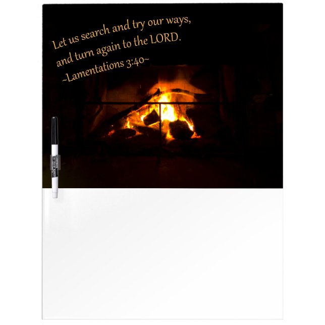Lamentations 3:40 Dry-Erase board (Front)