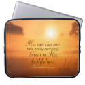 Lamentations 3 His mercies are new every morning Computer Sleeve