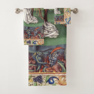 Lamentations de saint Bernard Bath Towel Set