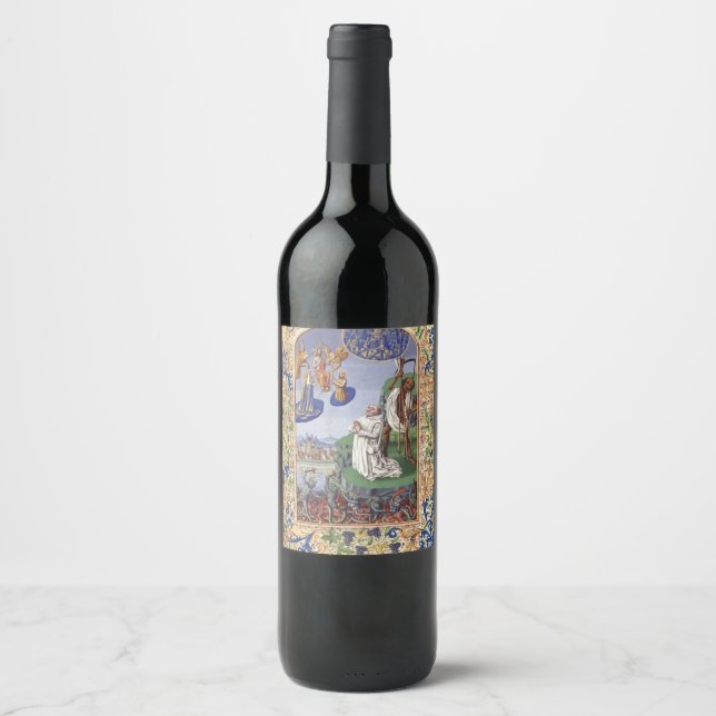 Lamentations de saint Bernard Wine Label (Front)