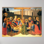 Lamentations Over Christ Fra Angelico Renaissance Poster at Zazzle
