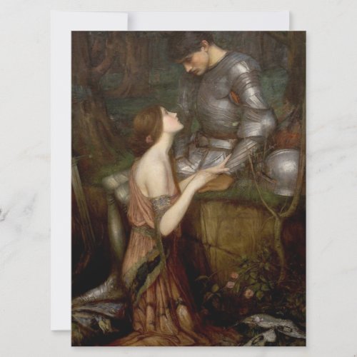 Lamia and the Soldier by John William Waterhouse Card