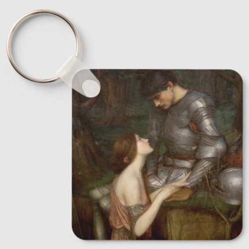 Lamia and the Soldier by John William Waterhouse Keychain