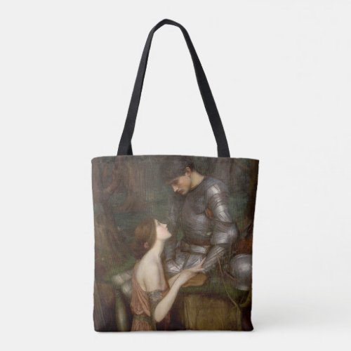 Lamia and the Soldier by John William Waterhouse Tote Bag