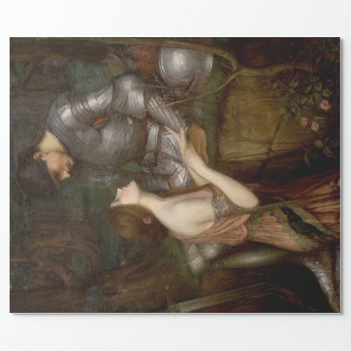 Lamia and the Soldier by John William Waterhouse Wrapping Paper