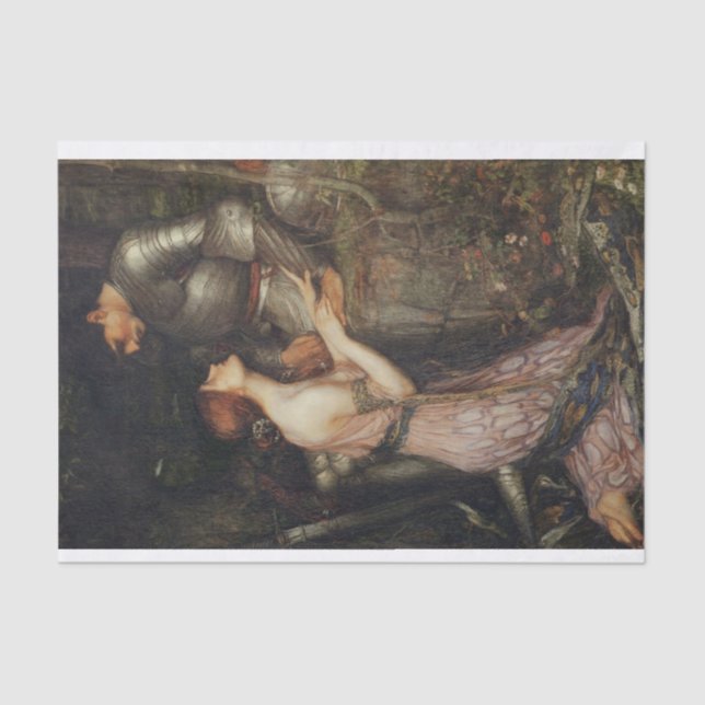 Lamia and the soldier decoupage paper (Front)