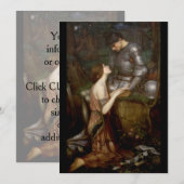 Lamia by John William Waterhouse (Front/Back)