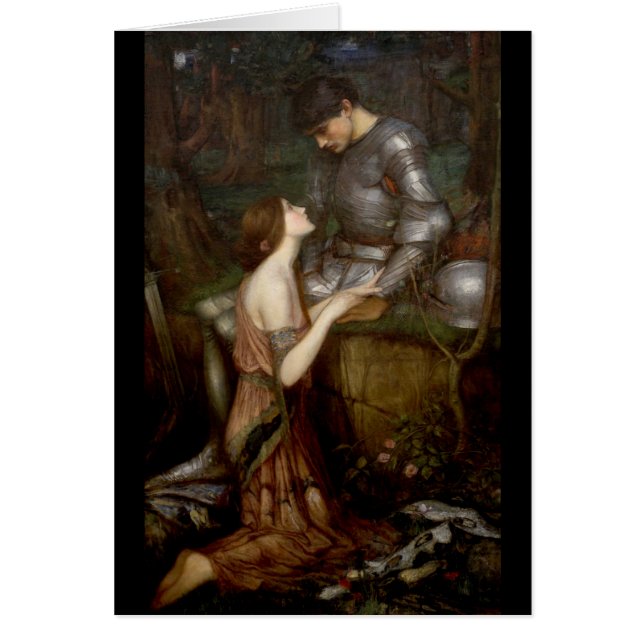 Lamia by John William Waterhouse Cards (Front)