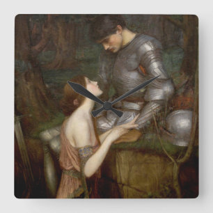 Lamia by John William Waterhouse Square Wall Clock