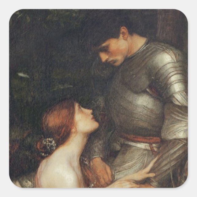 Lamia [John William Waterhouse] Square Sticker (Front)