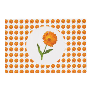 Laminate Placemat - Orange Calendula