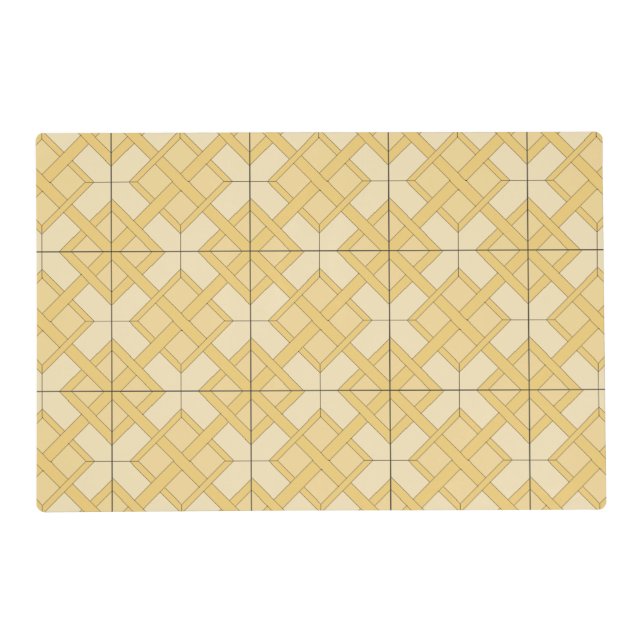 Laminate Placemat - Woven Lattice (Front)