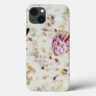 Laminated Colorful Small Sea Shells iPhone 13 Case