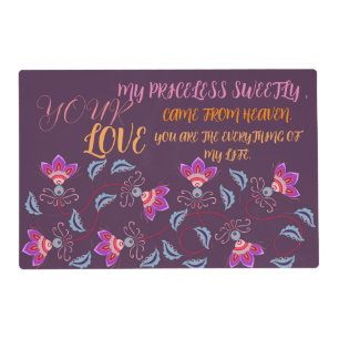 Laminated Placemat