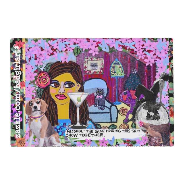 Laminated placemat (Back)