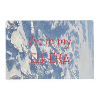 Laminated Placemat Dogs I'm in my elf era