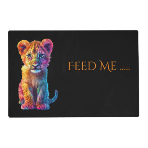 Laminated Placemat Feed Me