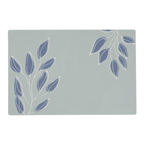 Laminated Placemat _ Leaves
